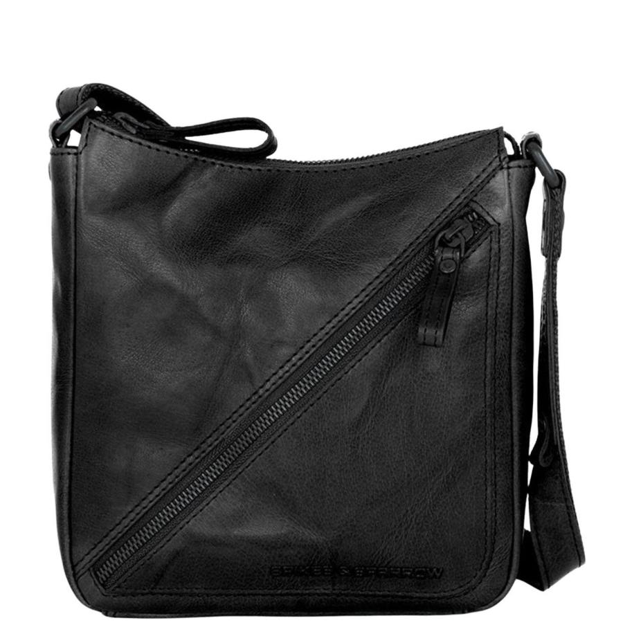 Spikes & Sparrow Florielle Crossbody black Zwart
