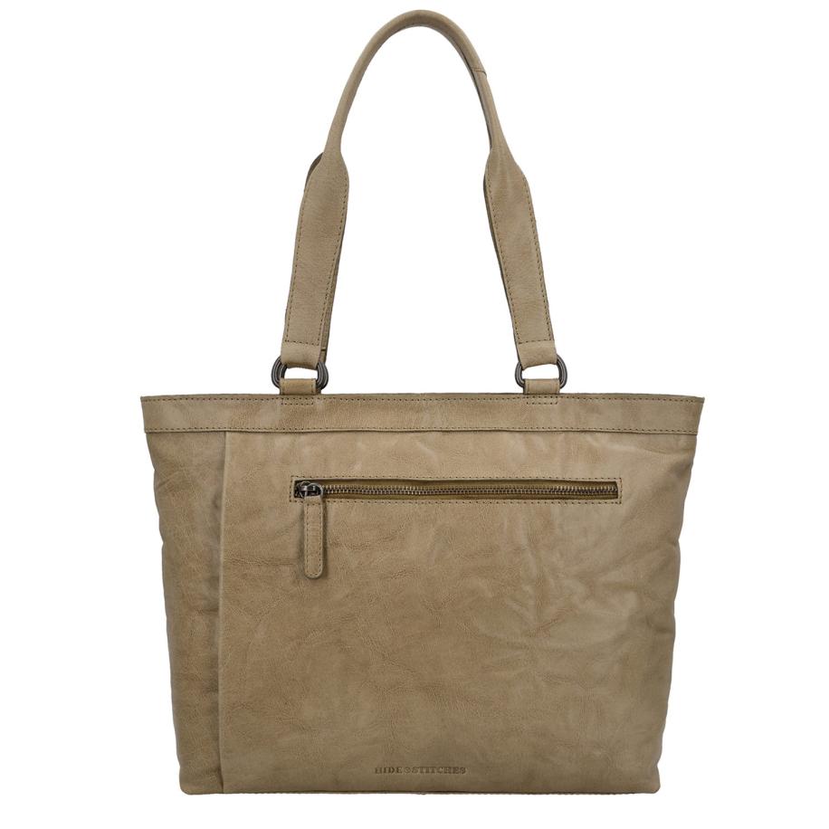 Hide & Stitches Westland Shopper taupe Bruin