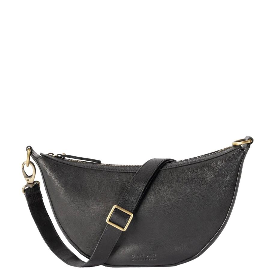 O My Bag Leo Crossbody black Zwart