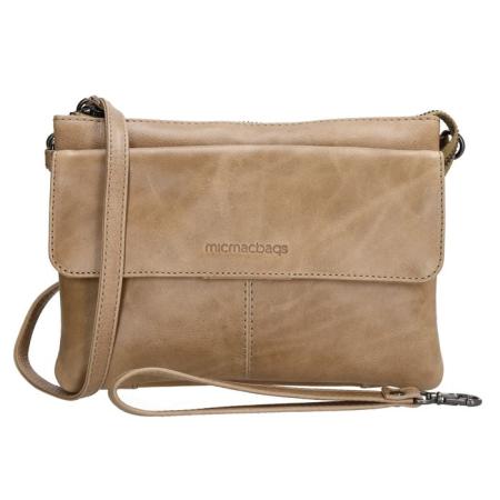 Micmacbags Porto Crossbody Tas taupe