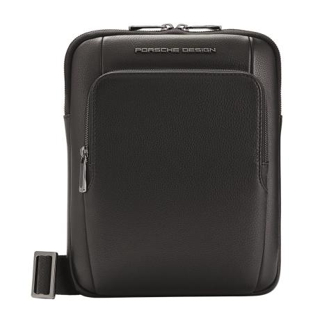 Porsche Design Roadster Leather Shoulderbag S black Herentas