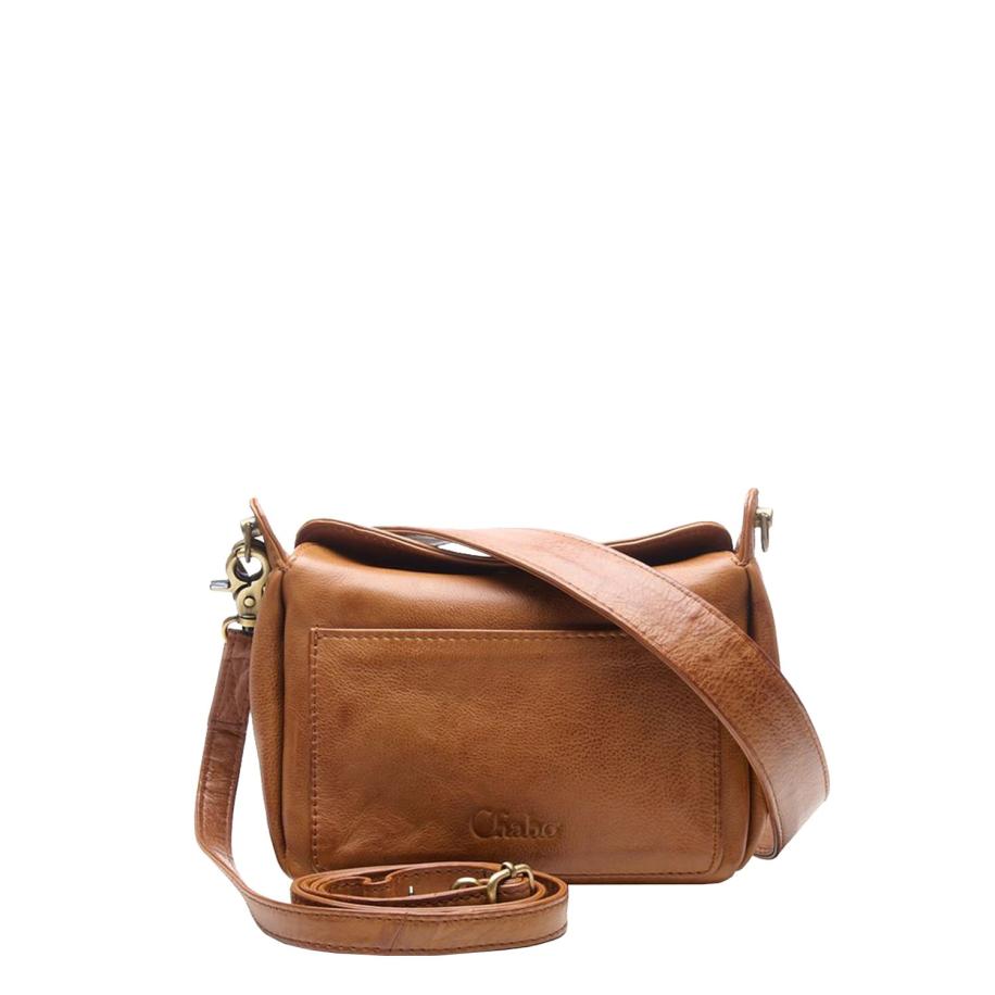 Chabo Lucy Small Shoulderbag cognac Bruin