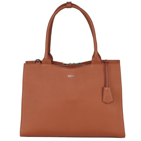 Socha Diamond Edition 15, Laptop Bag Women -Cognac