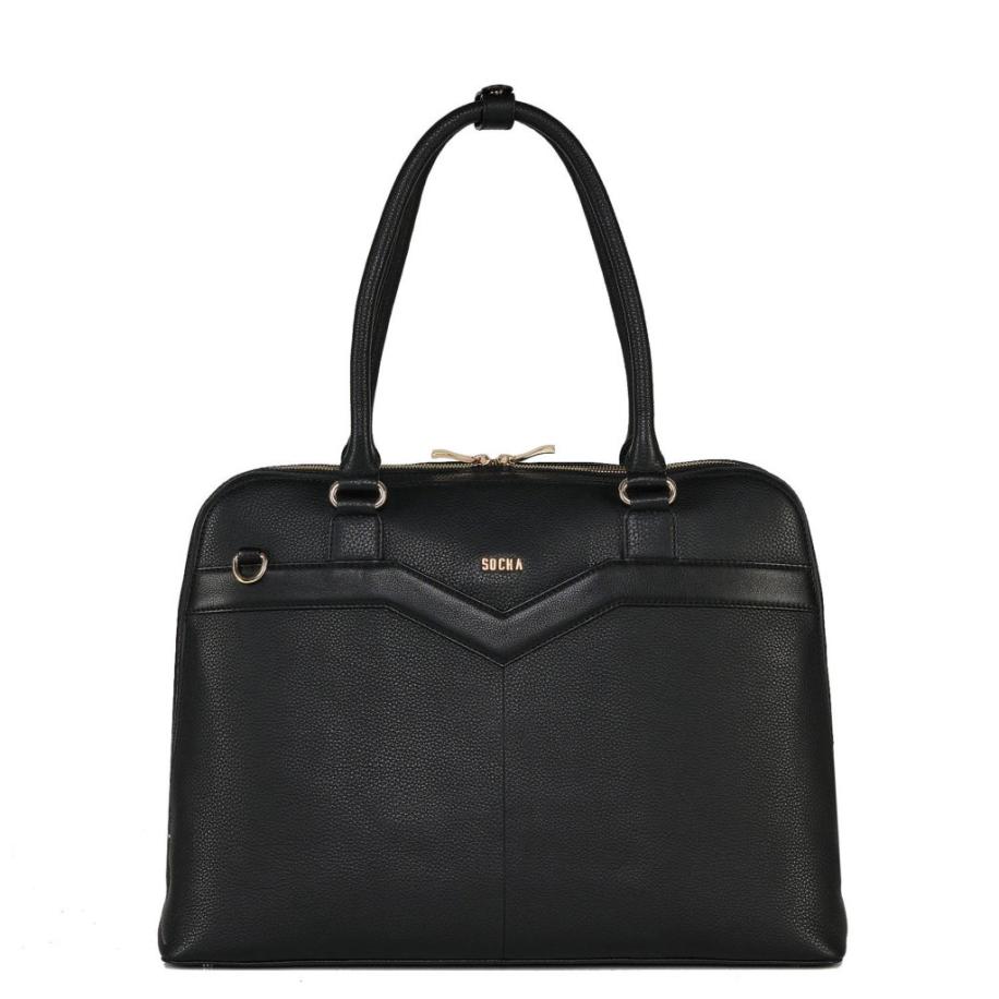 Socha Diamond Couture 15.6, Laptop Bag Women -Black Zwart