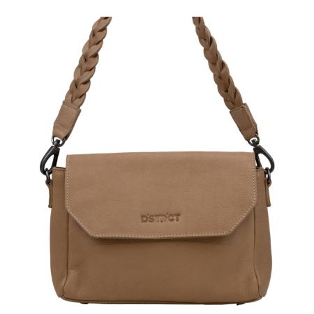 DSTRCT Preston Park Shoulder Bag Flap Bag L beige