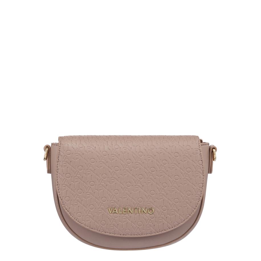 Valentino Falak Re Flap Bag taupe Bruin