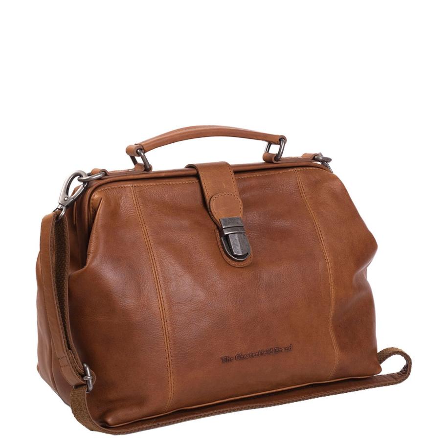 The Chesterfield Brand Shaun Doctorsbag cognac Bruin
