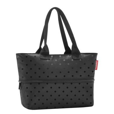 Reisenthel Shopping Shopper e1 glossy dots black