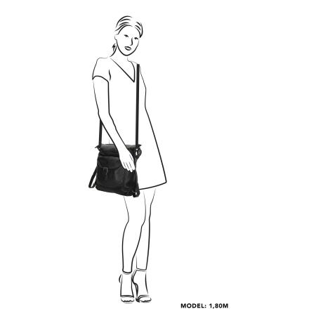 Hide & Stitches Paint Rock Backpack Shopper black