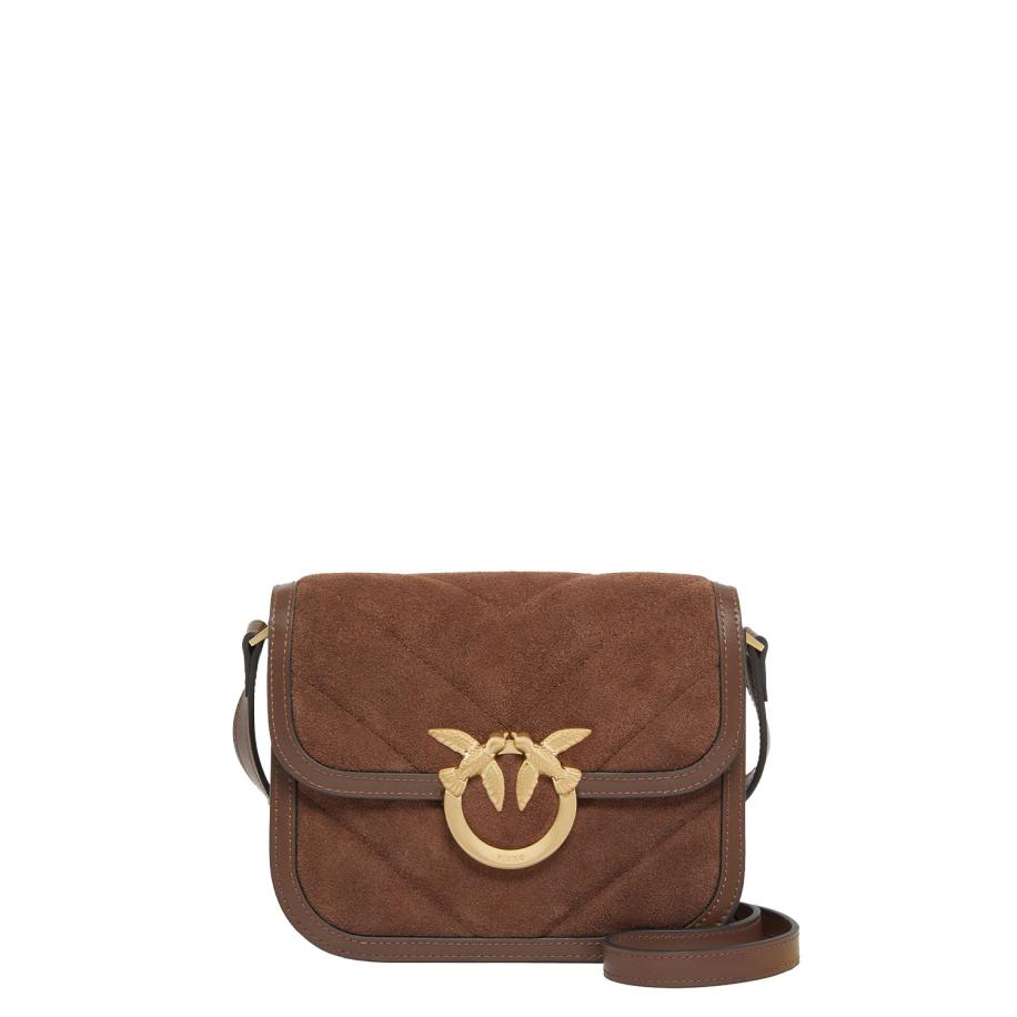 Pinko Love Box Bag Fl Mini marrone castano Bruin