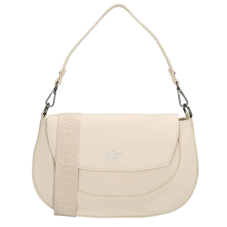 Charm London Montmartre Shoulderbag creme Bruin