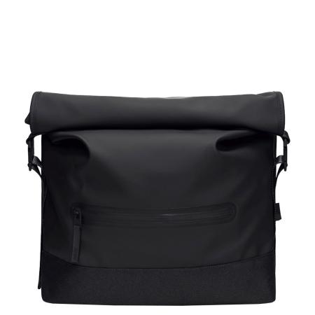 Rains Trail Rolltop Messenger Bag black