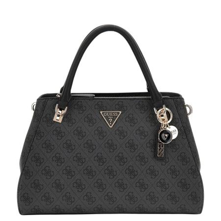 Guess Noelle II Luxury Satchel coal logo