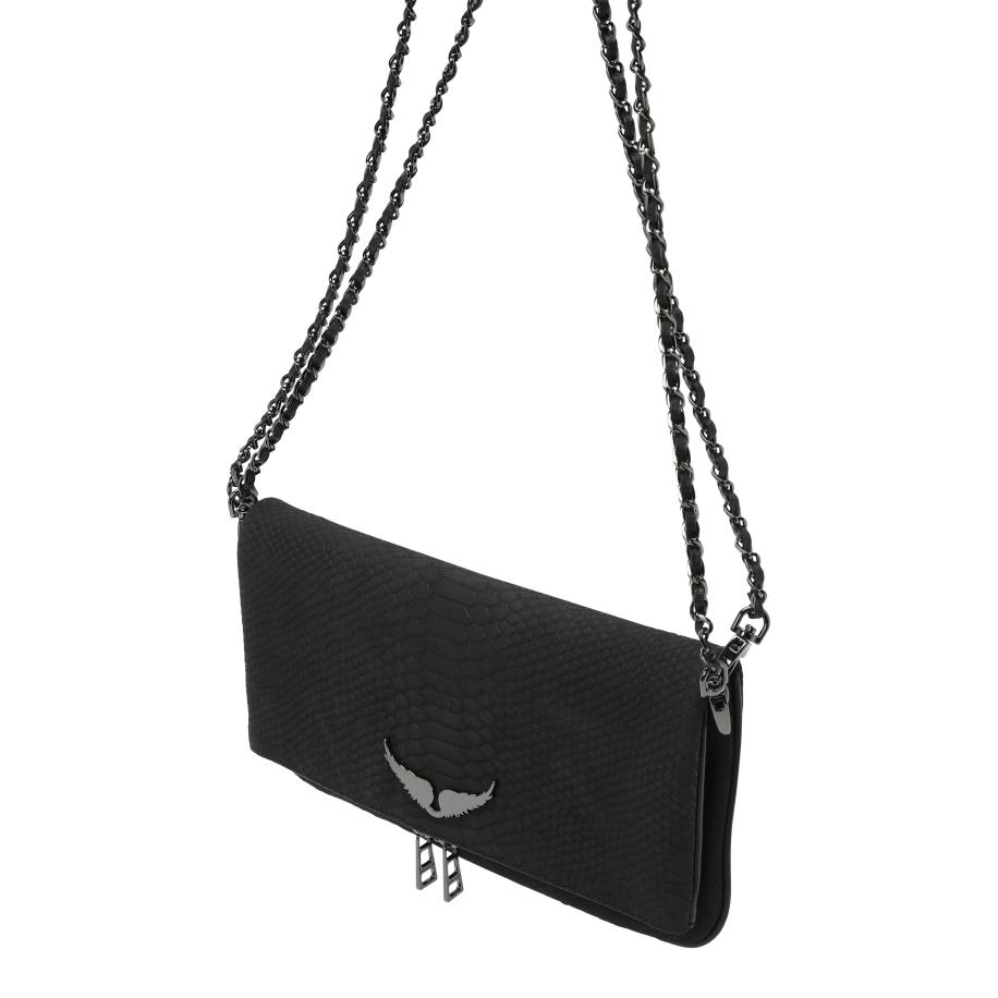 Zadig & Voltaire Zadig & Voltaire Clutch ROCK zwart -