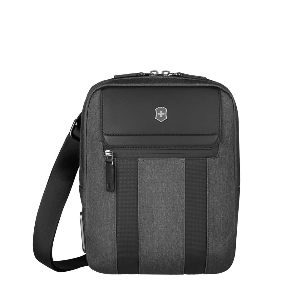 Victorinox Architecture Urban2 Crossbody Bag melange grey/black Herentas Grijs