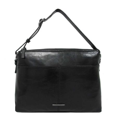 Claudio Ferrici Pelle Vecchia Shoulder Bag black2 Damestas
