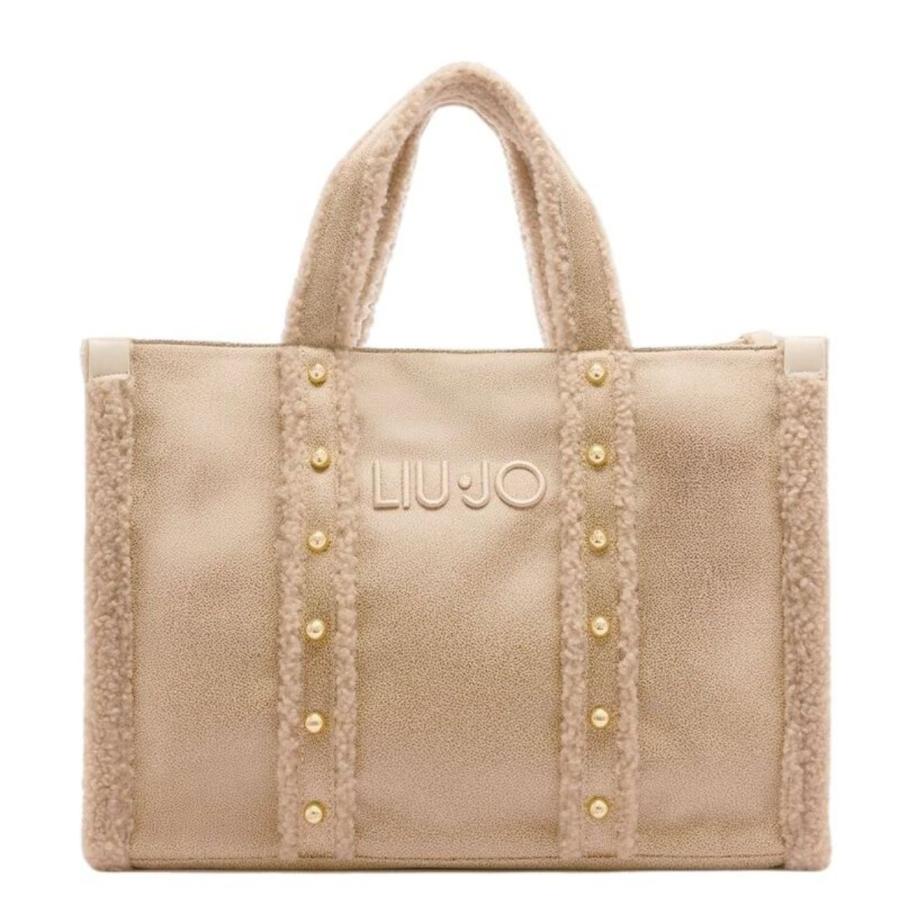 Liu Jo Eco Montone Bag naturale Bruin