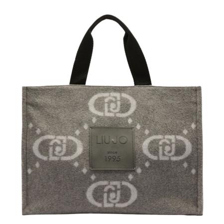 Liu Jo Logo Bag grey cloud