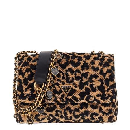 Guess Giully II 2 Comp Cnvrtble Flap leopard