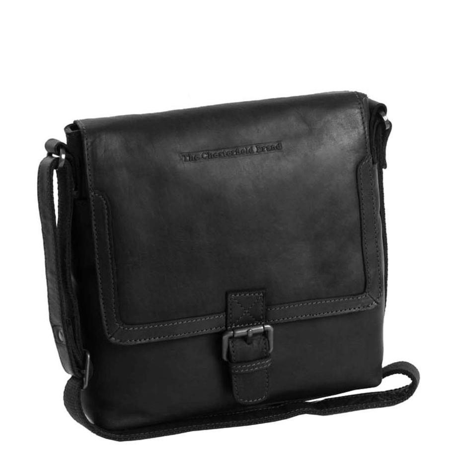 The Chesterfield Brand Irvine Shoulderbag black Zwart
