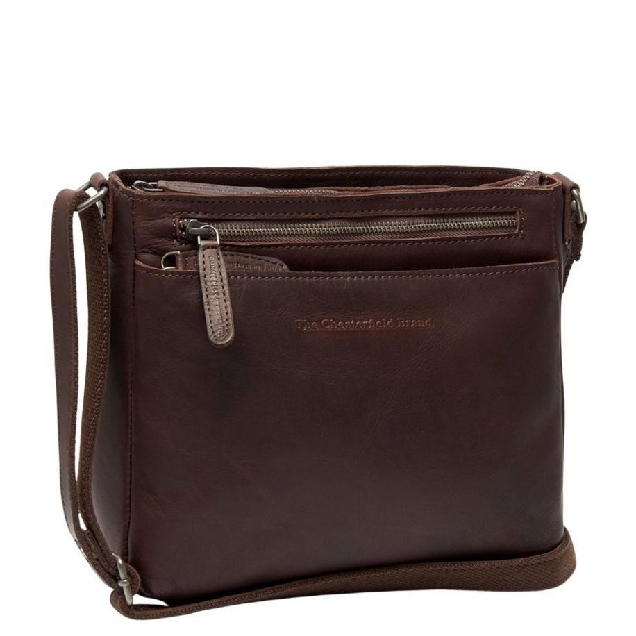 The Chesterfield Brand Mumbai Shoulderbag brown Bruin