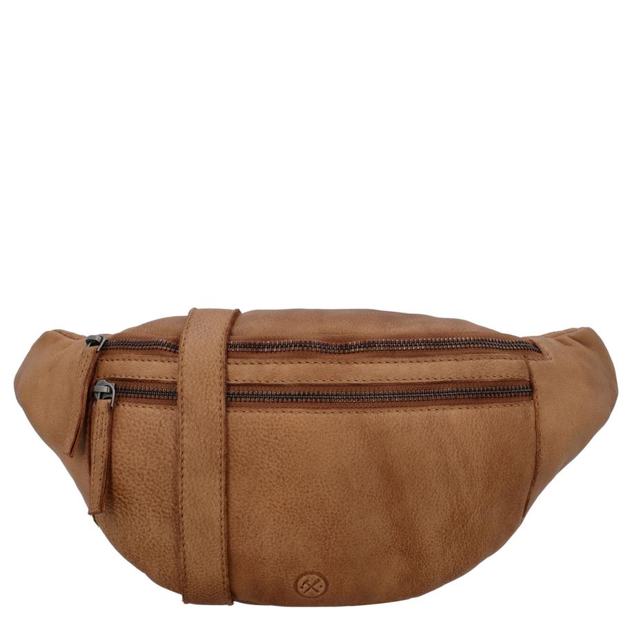 Hide & Stitches Paint Rock Hipbag cognac Bruin