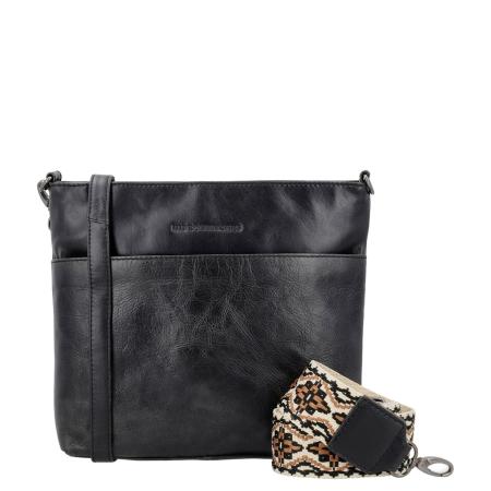 Hide & Stitches Next Navajo Shoulderbag 22355 black