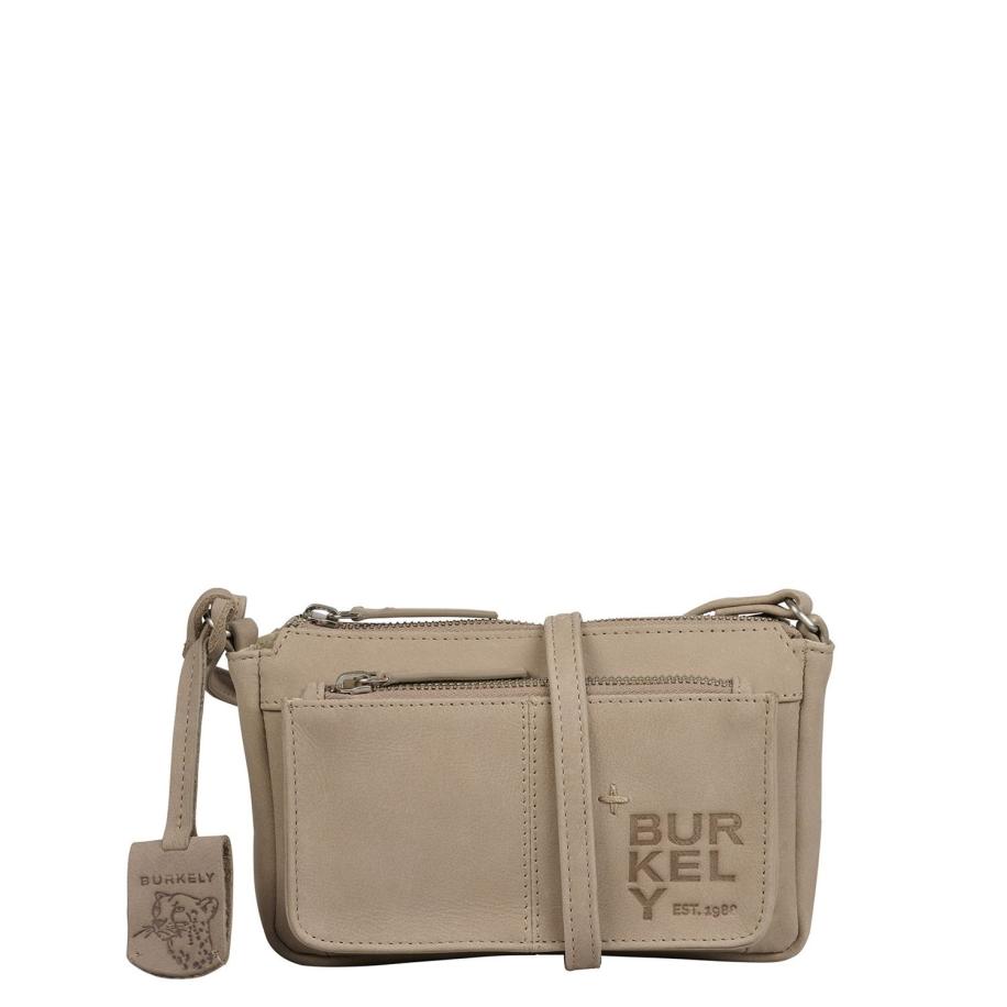 Burkely Rogue Robyn Crossbody Bag gull grey Grijs