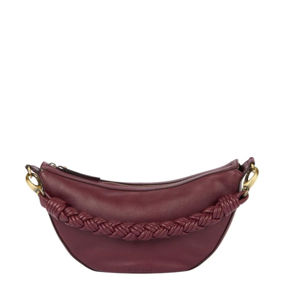 O My Bag Leo Shoulderbag dark cherry Rood