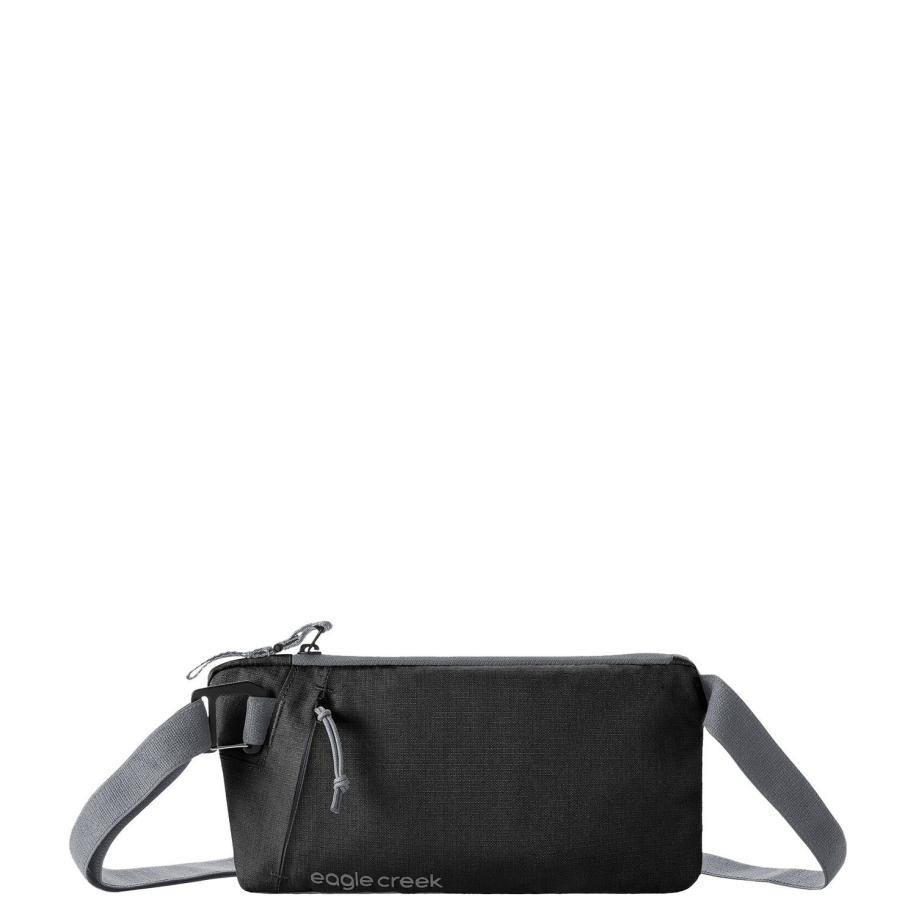 Eagle Creek Stash RFID Sling Bag black Zwart