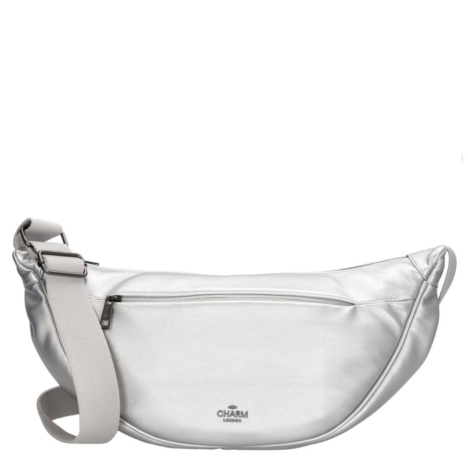 Charm London Lupin Shoulderbag zilver Zilver