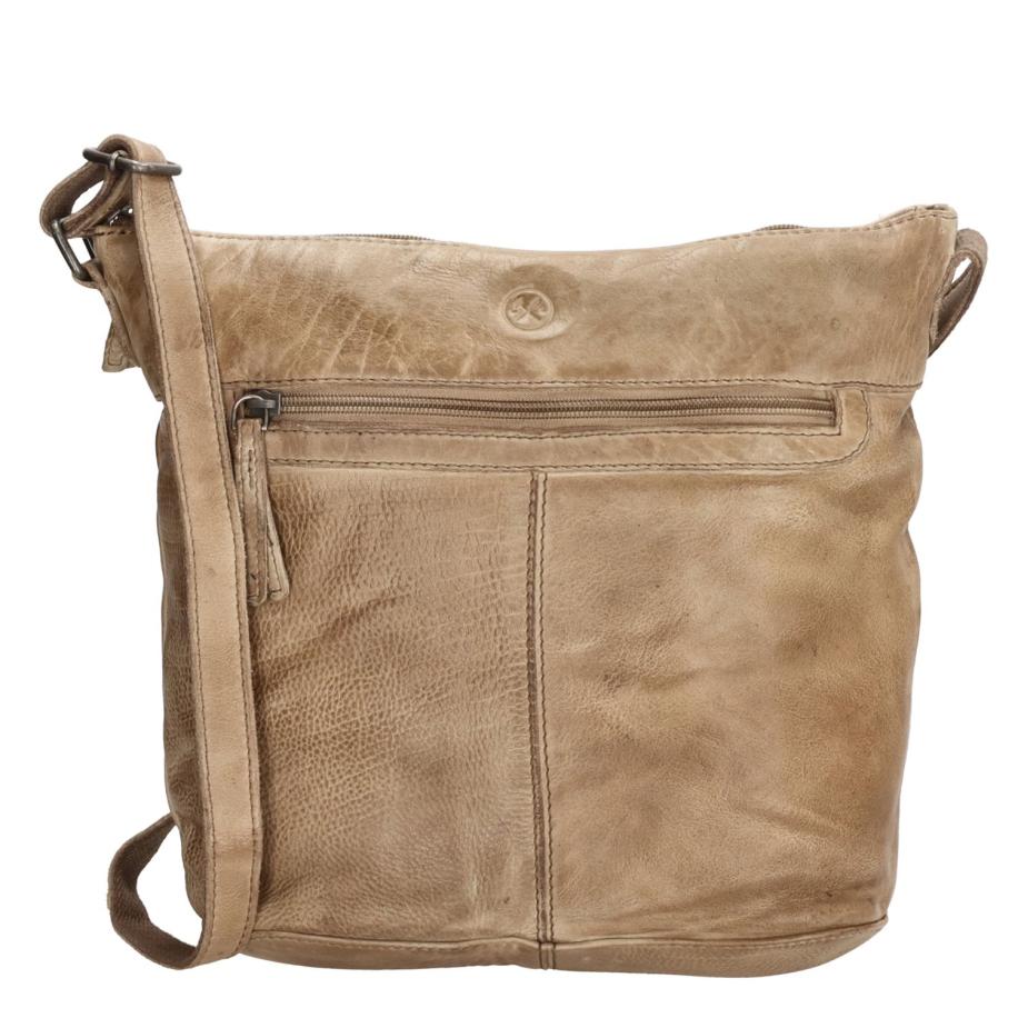 Hide & Stitches Paint Rock Shoulderbag sand Bruin