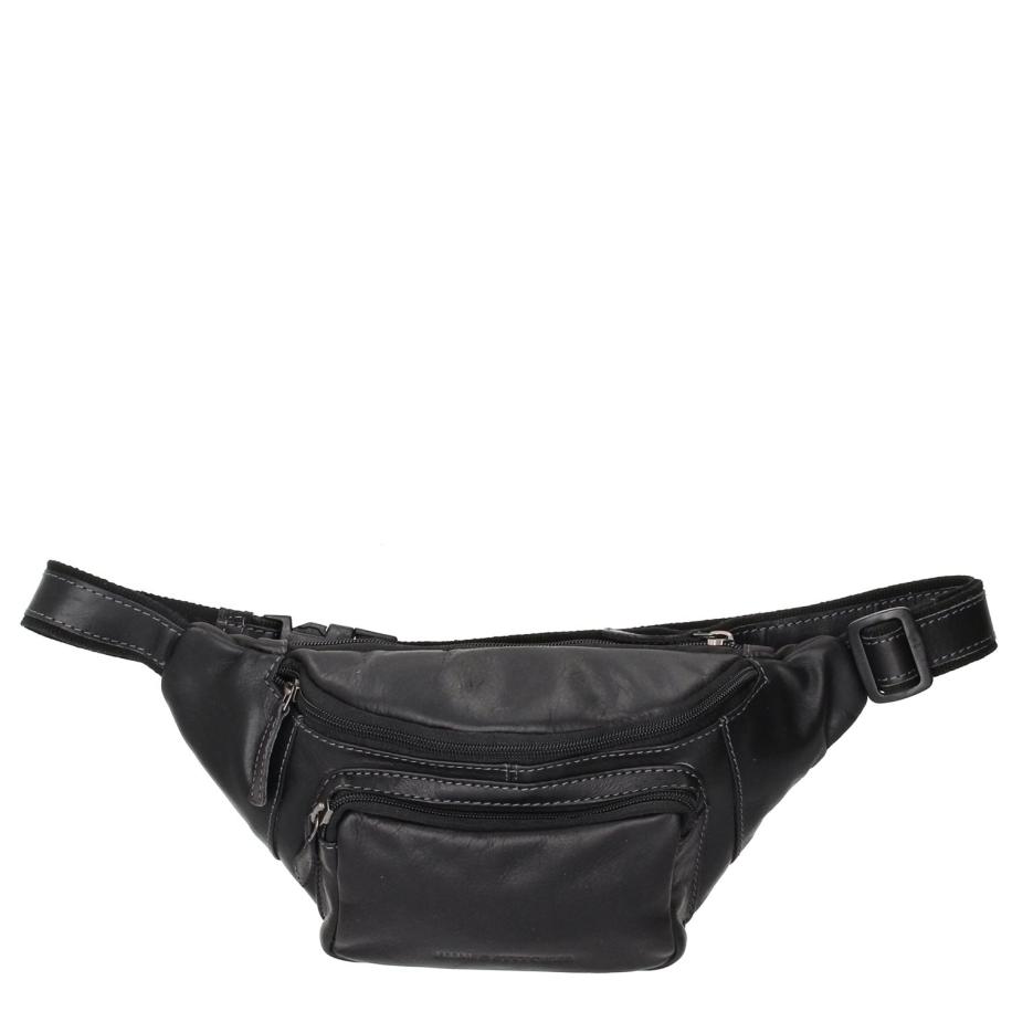 Hide & Stitches Japura Hipbag black Zwart