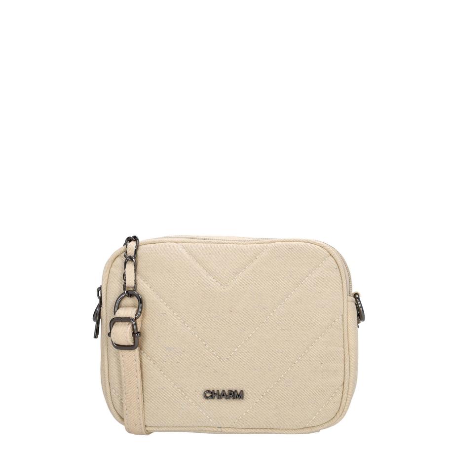 Charm London Hollywood Shoulderbag beige Bruin