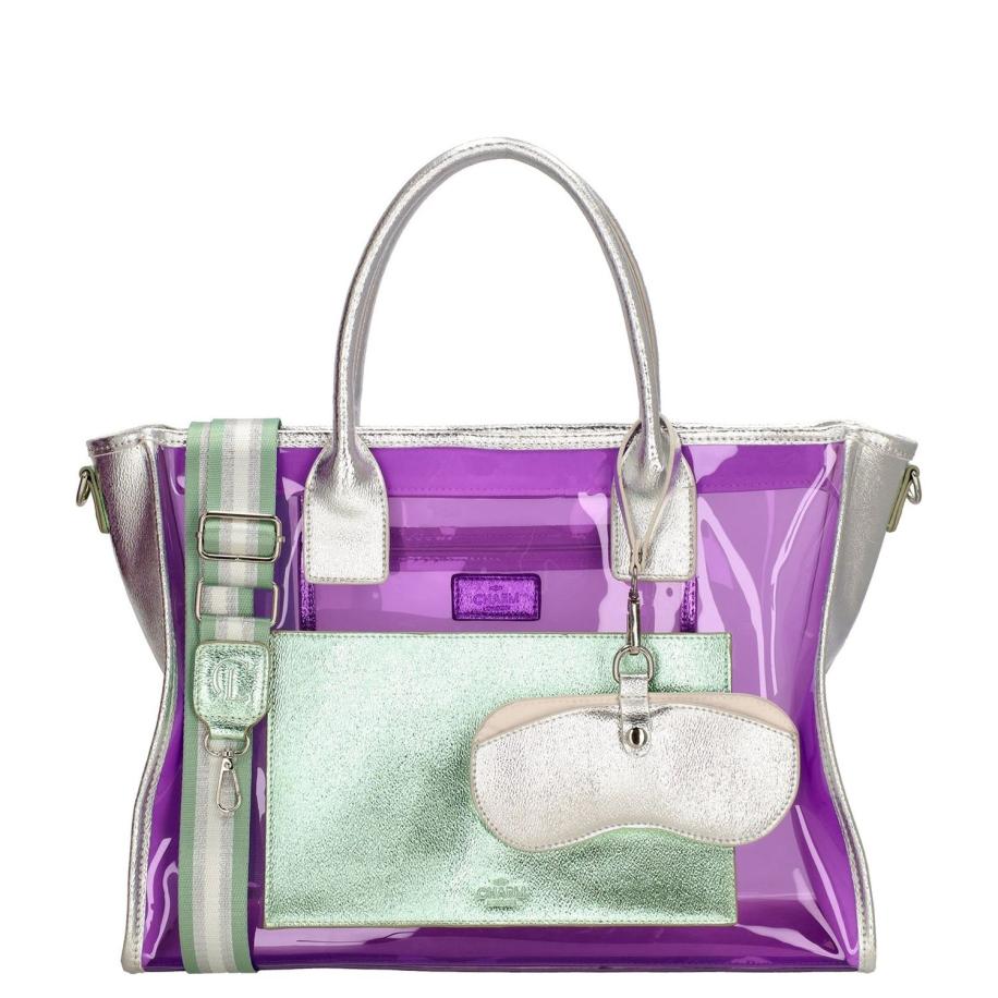 Charm London La Marina Shopper paars Paars