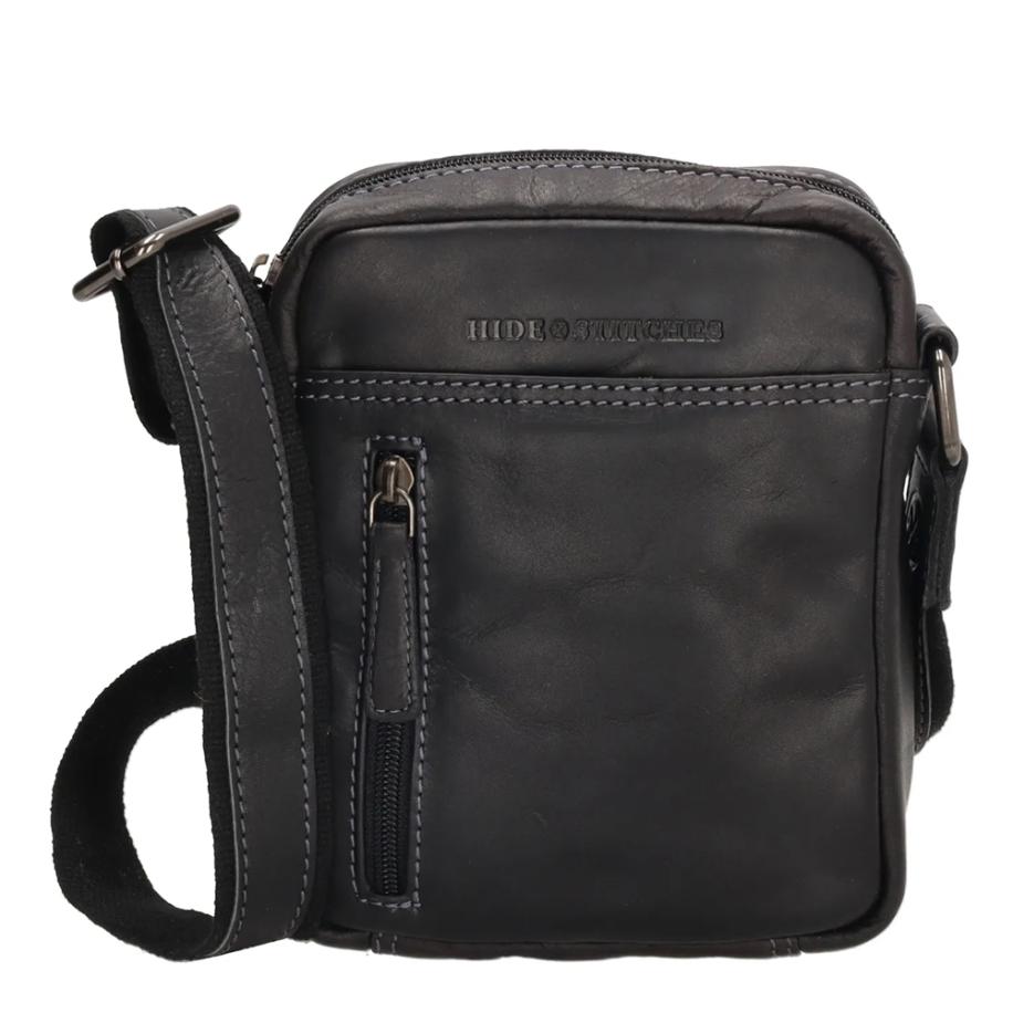 Hide & Stitches Japura Schoudertas Zwart Zwart