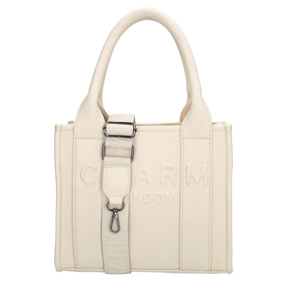 Charm London Bond Handbag broken white Wit