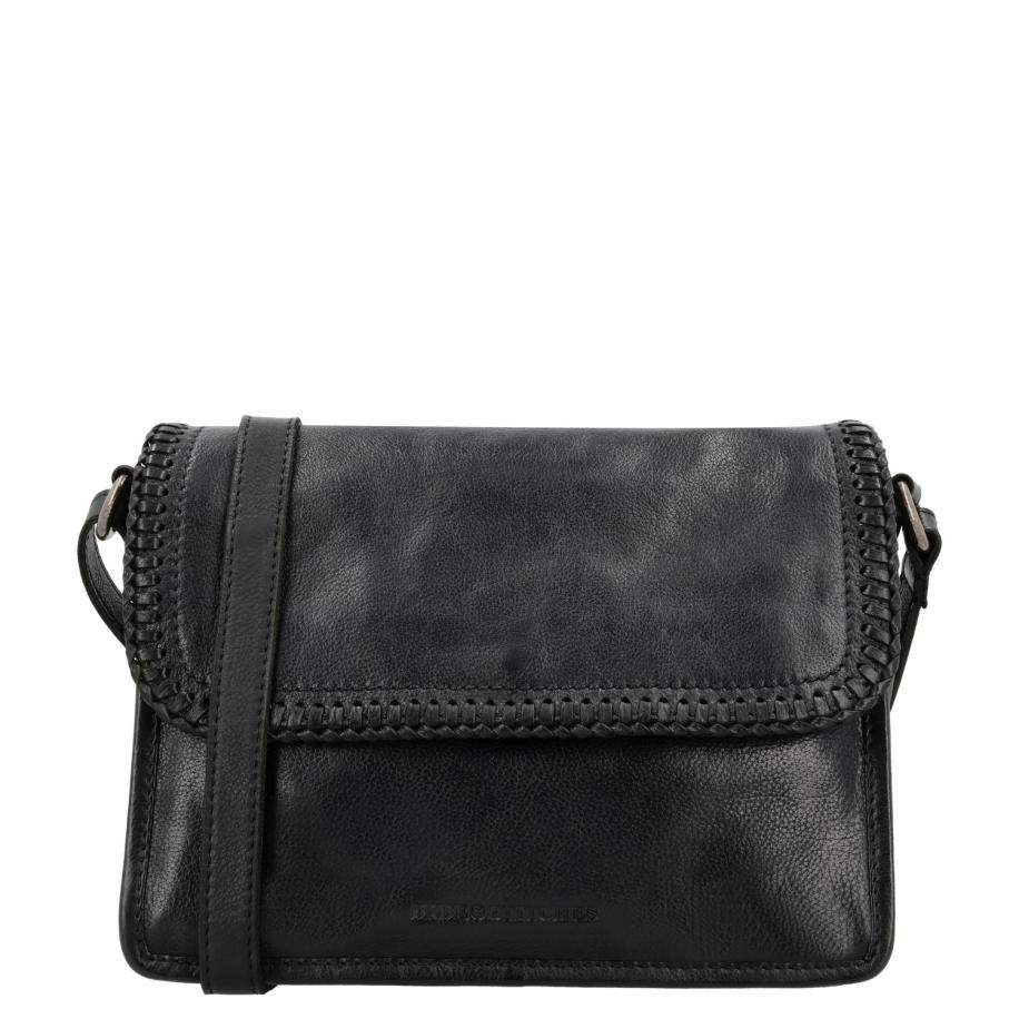 Hide & Stitches Inspired by Country Crossbody black Zwart
