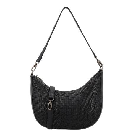 Hide & Stitches Inspired by illusion Shoulderbag black