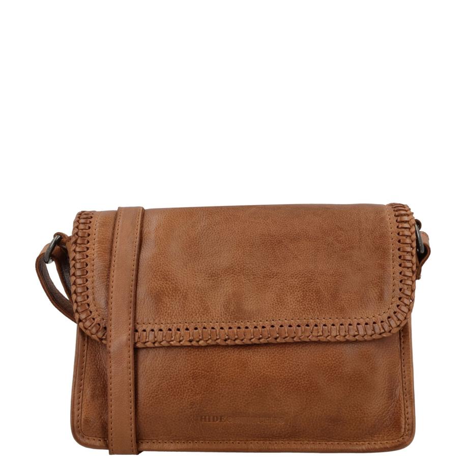 Hide & Stitches Inspired by Country Crossbody cognac Bruin