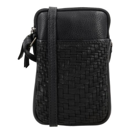 Hide & Stitches Inspired by illusion Phonebag black