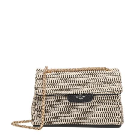 Charm London Elisa Shoulderbag black/beige