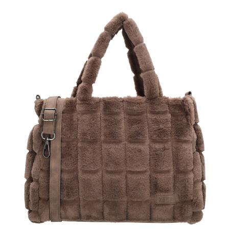 Zebra Trends Milou Handbag dark taupe