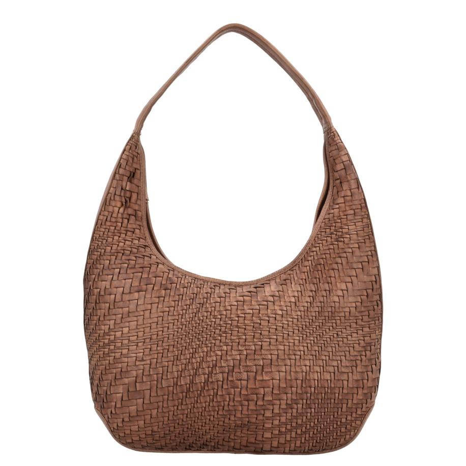 Hide & Stitches Inspired by illusion Shoulderbag brown Bruin