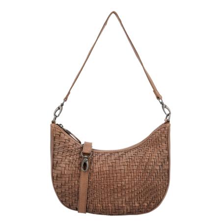 Hide & Stitches Inspired by illusion Shoulderbag brown