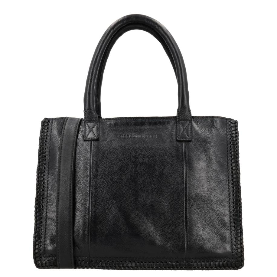 Hide & Stitches Inspired by Country Handbag black Zwart