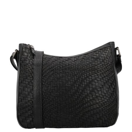Hide & Stitches Inspired by illusion Shoulderbag black