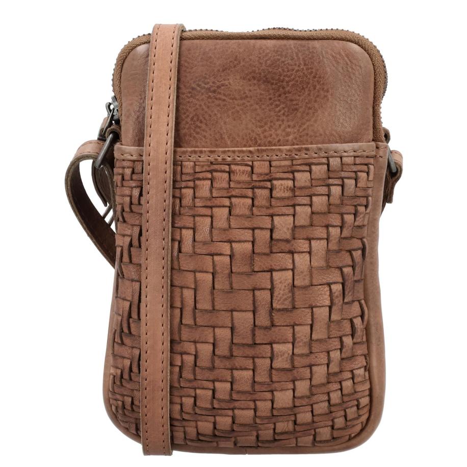 Hide & Stitches Inspired by illusion Phonebag brown Bruin