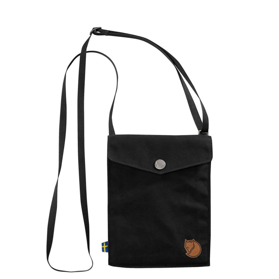 Fjallraven Pocket Shoulderbag black Zwart