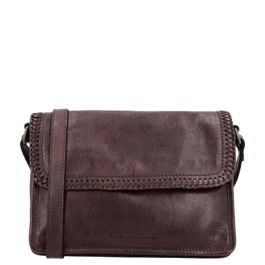 Hide & Stitches Inspired by Country Crossbody dark brown Bruin